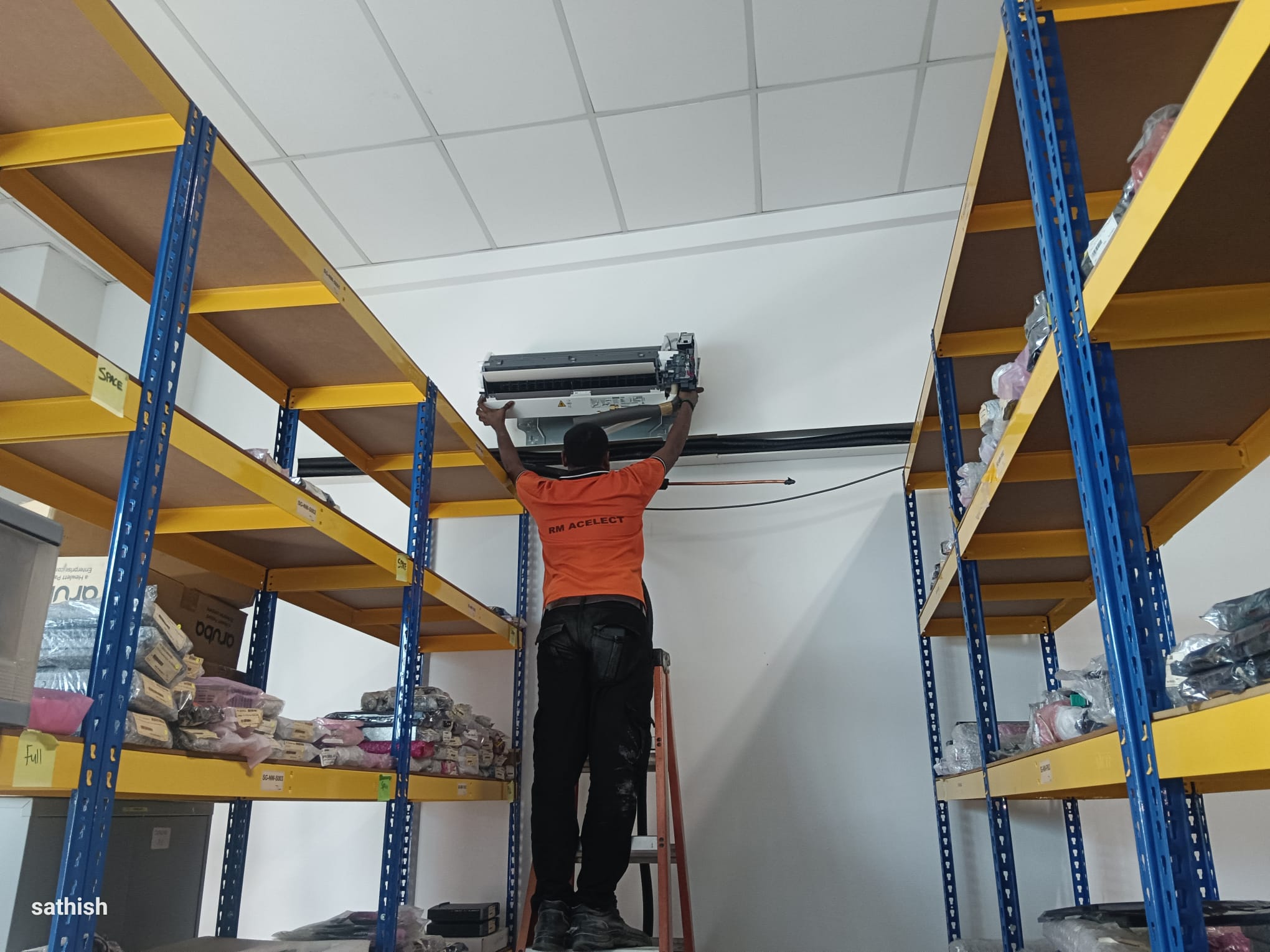 Mitsubishi aircon installation project