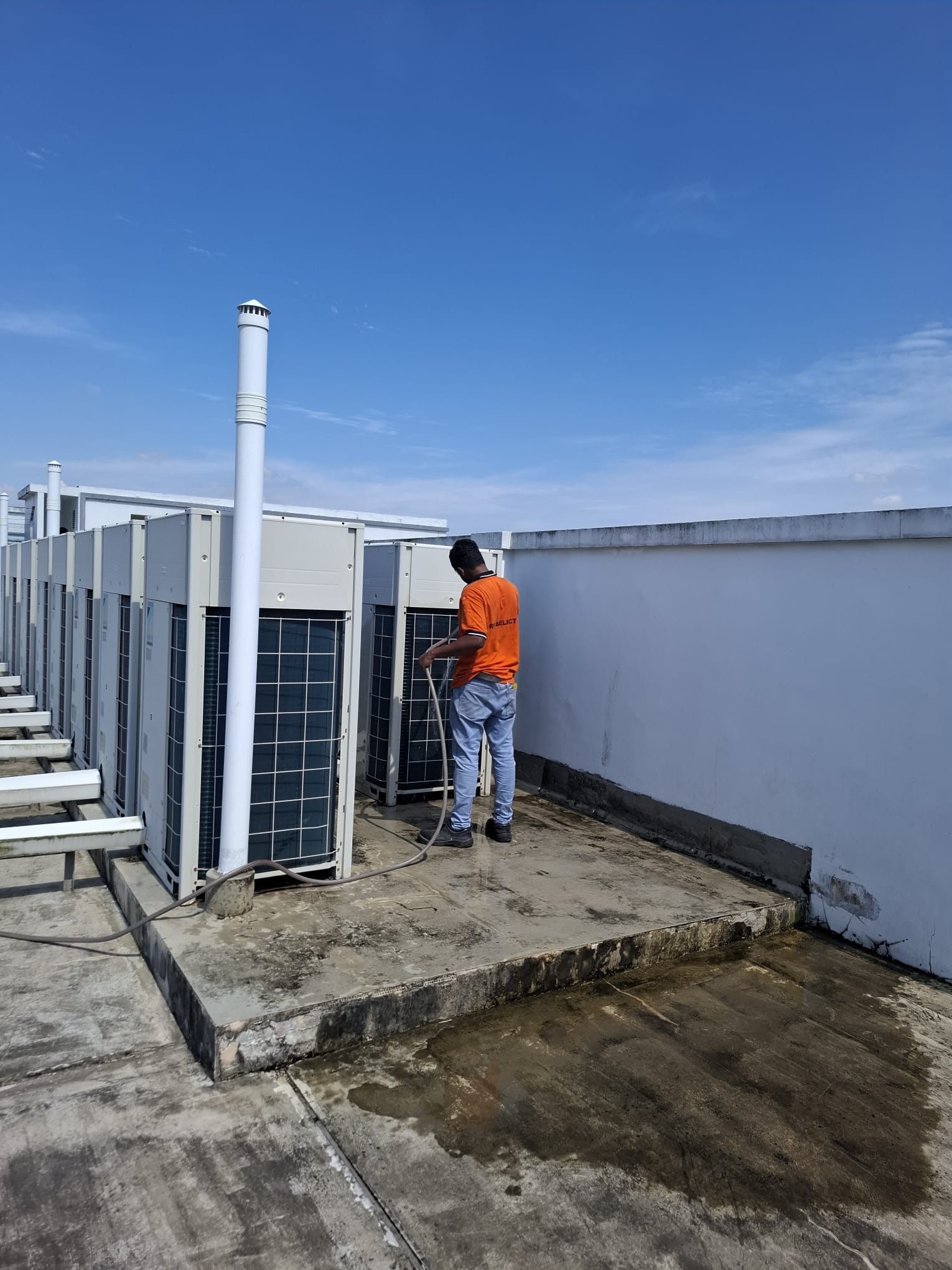VRV VRF aircon maintenance project